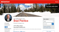 Desktop Screenshot of bradprentice.com