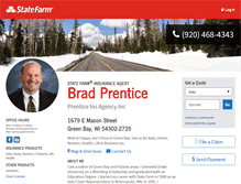 Tablet Screenshot of bradprentice.com